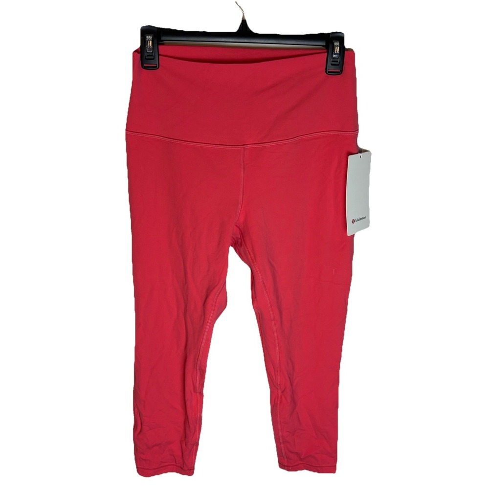 lululemon athletica Pink Crop Leggings